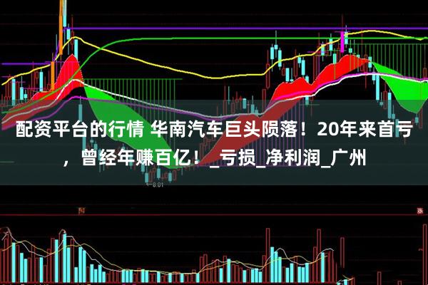 配资平台的行情 华南汽车巨头陨落！20年来首亏，曾经年赚百亿！_亏损_净利润_广州